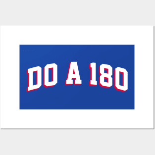 Do A 180, arch - Blue Posters and Art